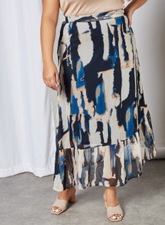 Fana Maxi Skirt Black Iris