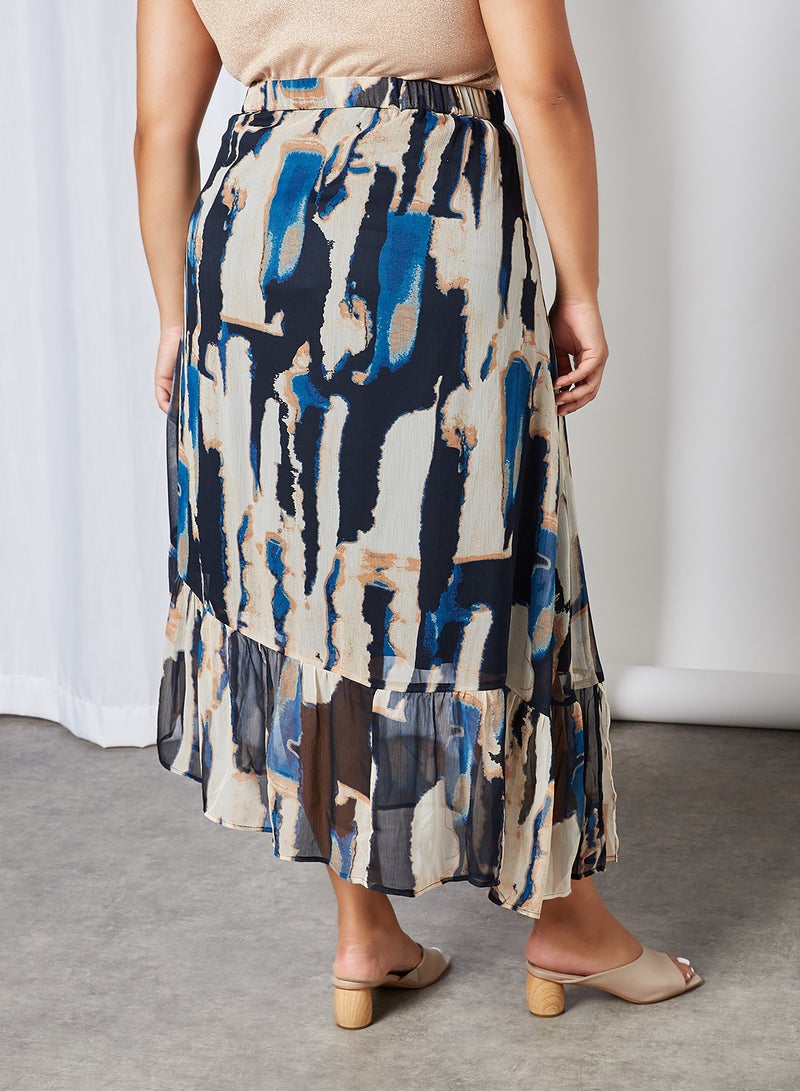 VERO MODA - Fana Maxi Skirt Black Iris - Image 1