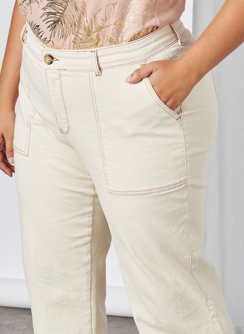 VERO MODA Curve Shopper Jeans Birch  - Image 4