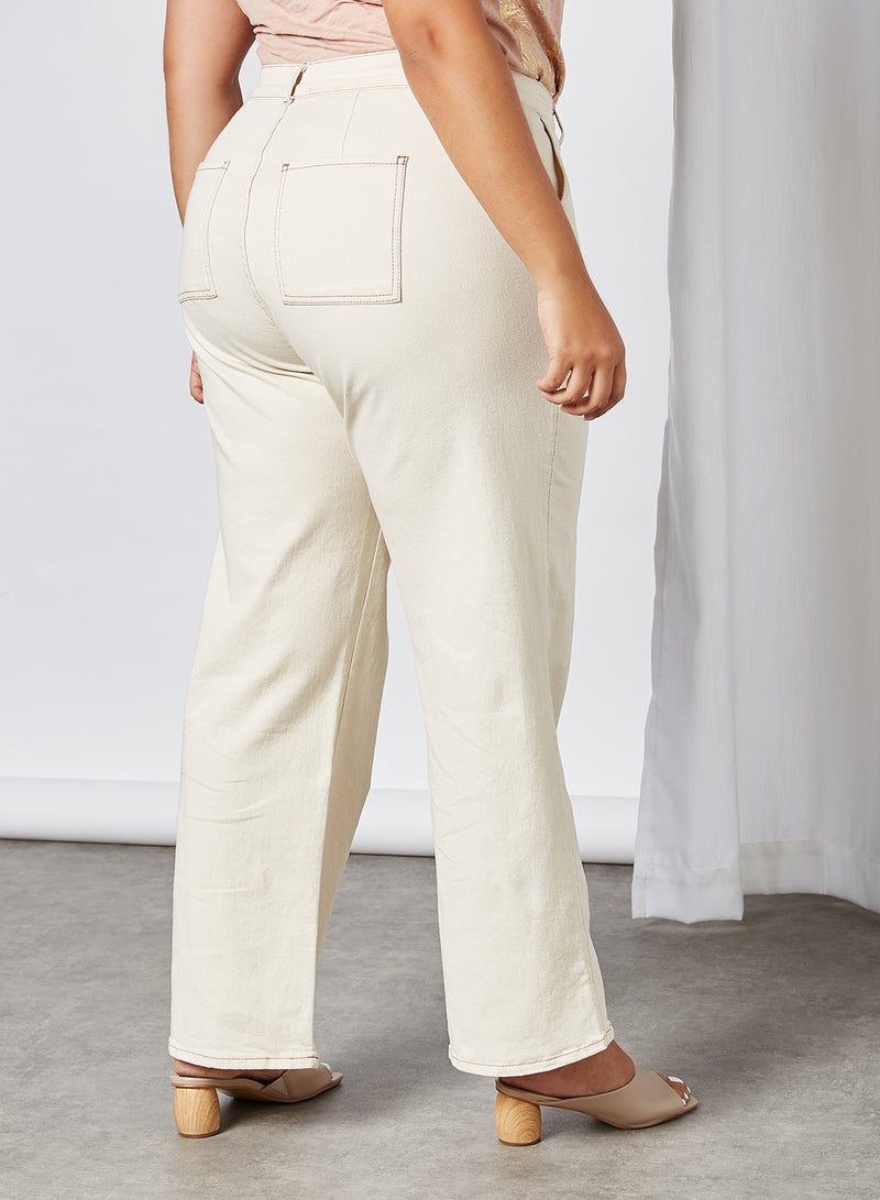 VERO MODA Curve Shopper Jeans Birch  - Image 3