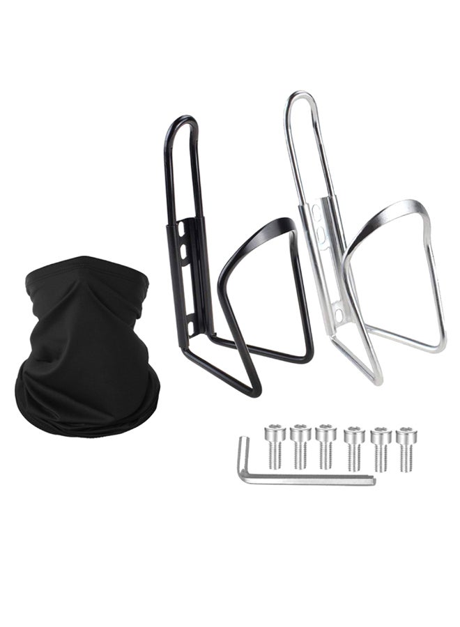 Generic 2-Piece Bicycle Water Bottle Holder Cage 24x8x20cm - Image 1