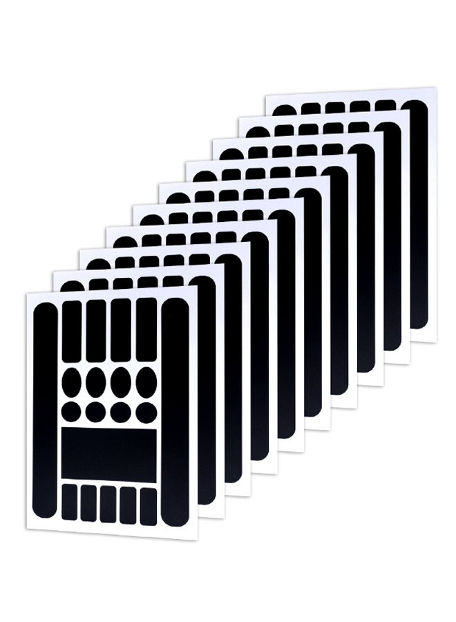 Generic 10-Piece Protective Mountain Bike Frame 25x1x20cm  - Image 1