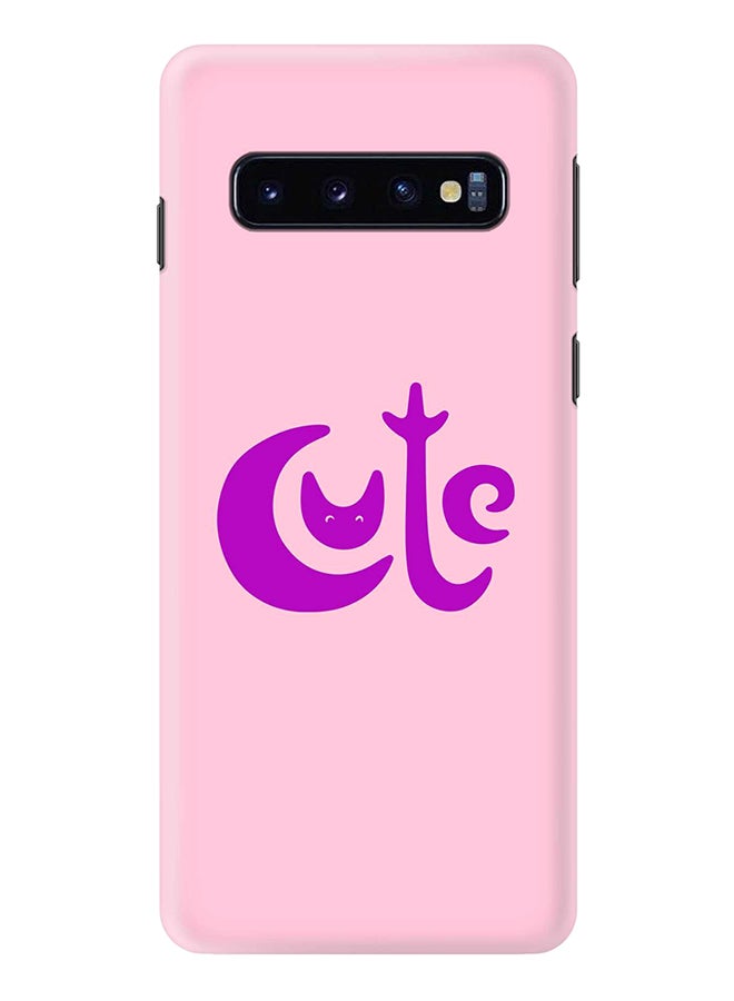 Stylizedd Protective Case Cover For Samsung Galaxy S10 Pink - Image 1