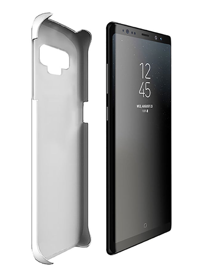 Stylizedd Protective Case Cover For Samsung Galaxy Note 9 White/Green - Image 2