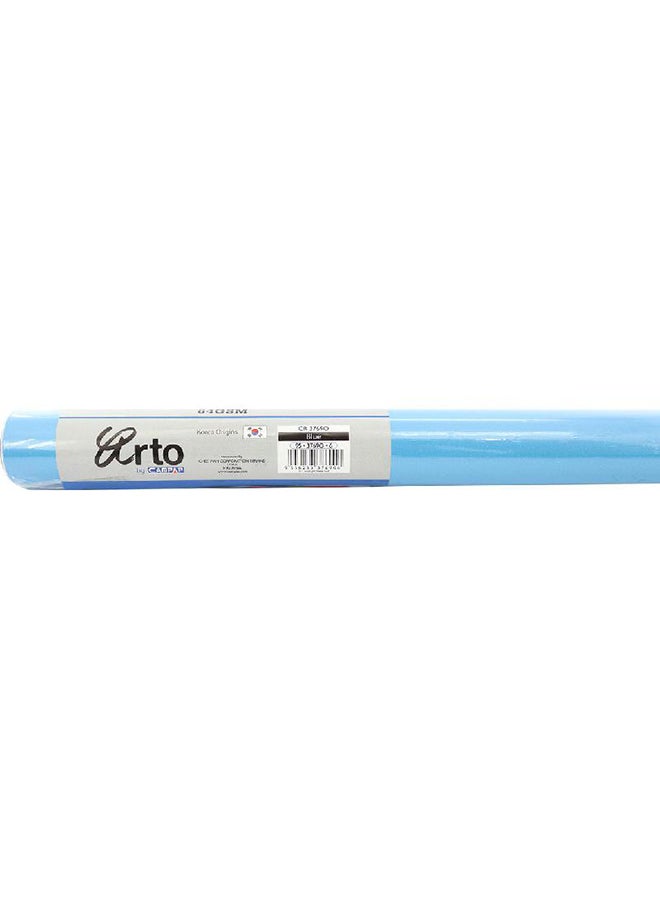 Solid Gift Wrap Blue