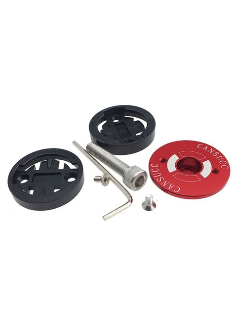 Aluminum Computer Stopwatch Speedometer Stem Cap 8x5x3cm