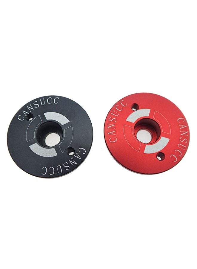 Aluminum Computer Stopwatch Speedometer Stem Cap 8x5x3cm