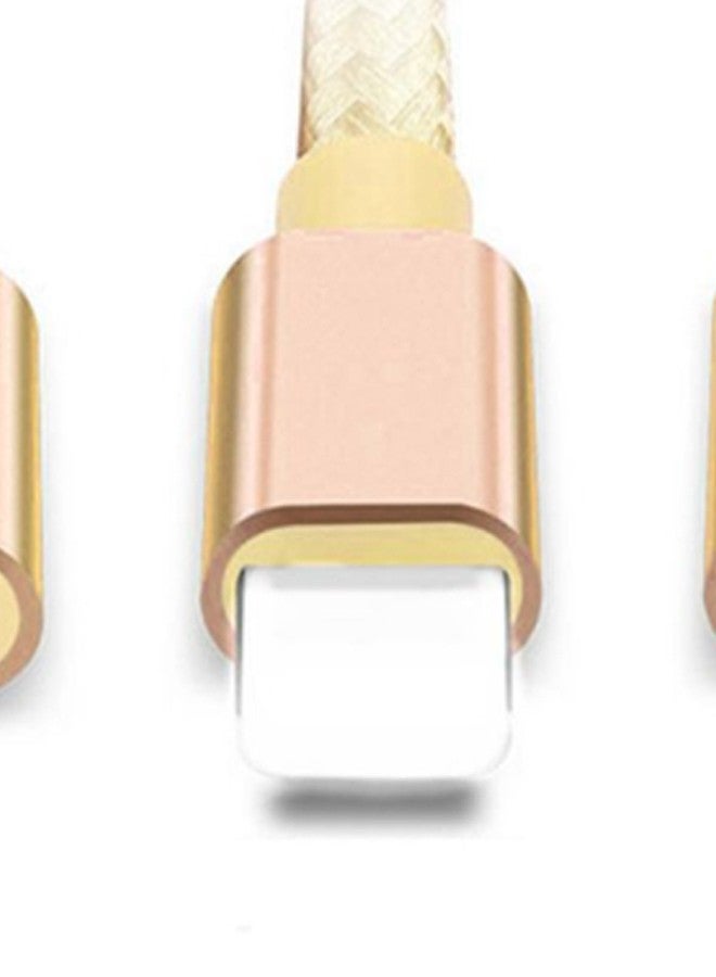 3-In-1 Braided USB Charging Cable Black - Image 3