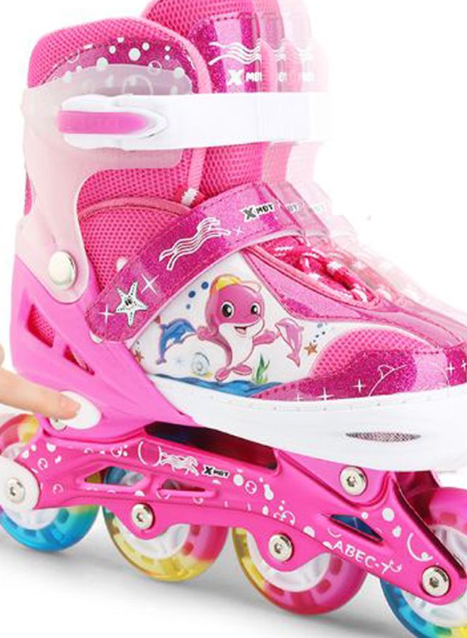 Generic - Adjustable Inline Skates with Illuminating Wheels For Kids Boys Girls 41.0x37.0x11.0cm - Image 1