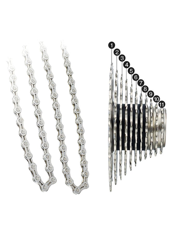 Generic - Vg Sports Road Mountain Bike Parts Bicycle Chain 8/9/10/11 Speed Mtb Chains 22x1.5x7cm - Image 1