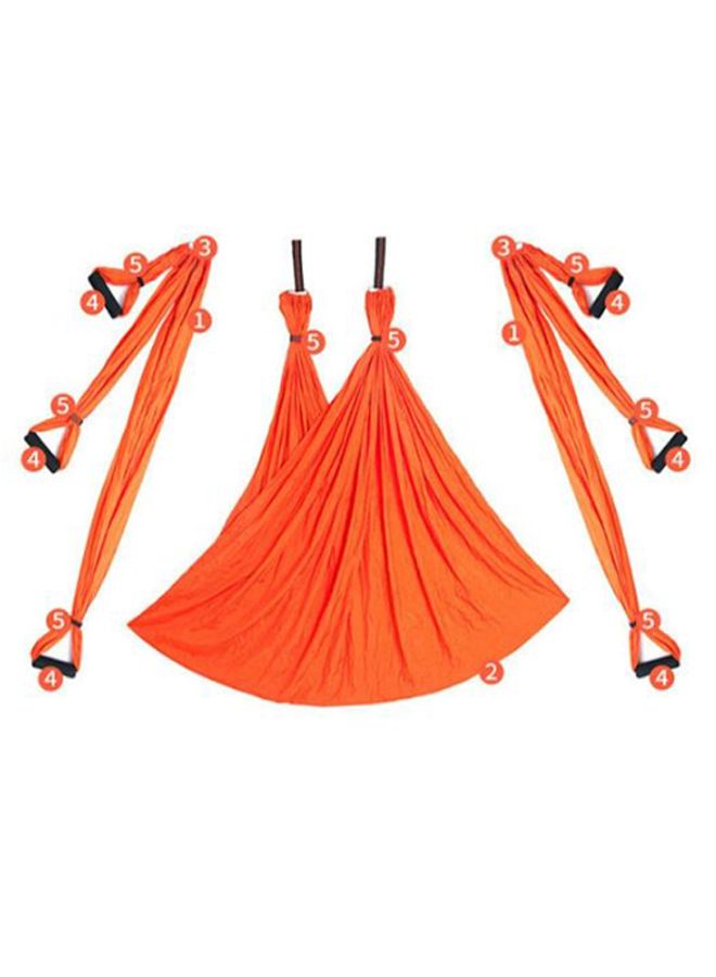 Generic 6-Handles Bodybuilding Handstand Inelasticity Aerial Yoga Hammock 28x12x20cm - Image 2