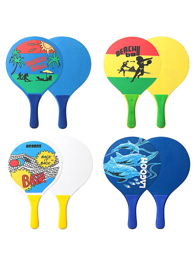 Generic - Pack Of 4 Beach Racket Set 38.5x25.0x1.0cm - Image 1