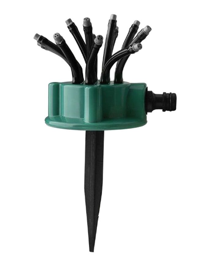 Generic 360° Adjustable Flexible 12 Tubes Garden Lawn Automatically Multiple Head Sprinkler 10x10x10cm  - Image 1