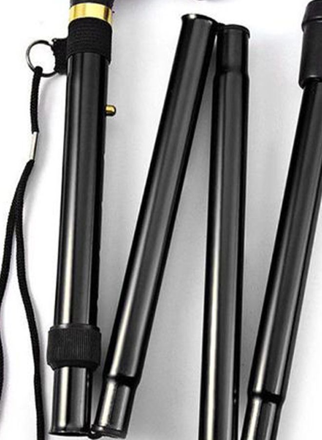 عكاز معدني للسفر والمشي من الألومنيوم وقابلة للتعديل والطي 28x12x3سم - Image 2