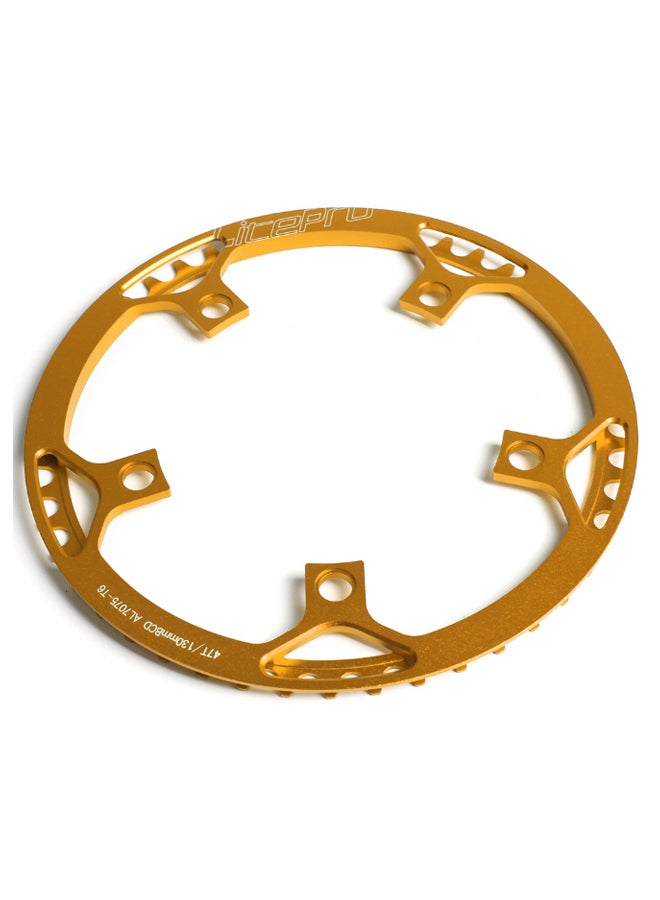 Generic Folding Bike Single Crank Round Chain Ring 21.0x21.0x1.0cm 
