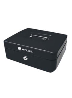 ATLAS Metal Portable Cash box Black  - Image 1