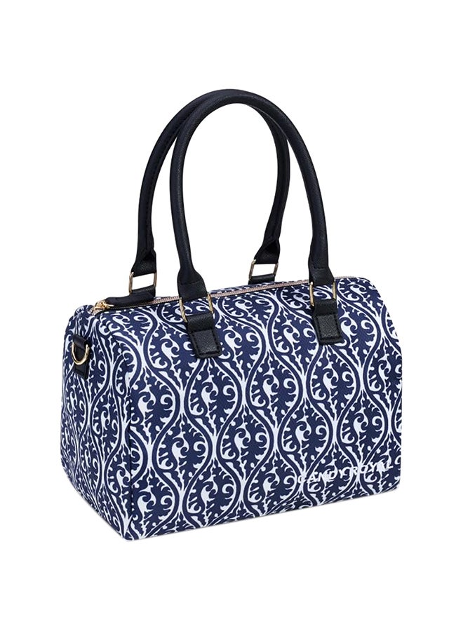 CANDY ROYAL - Double Shoulder Bag Navy Blue/White - Image 1