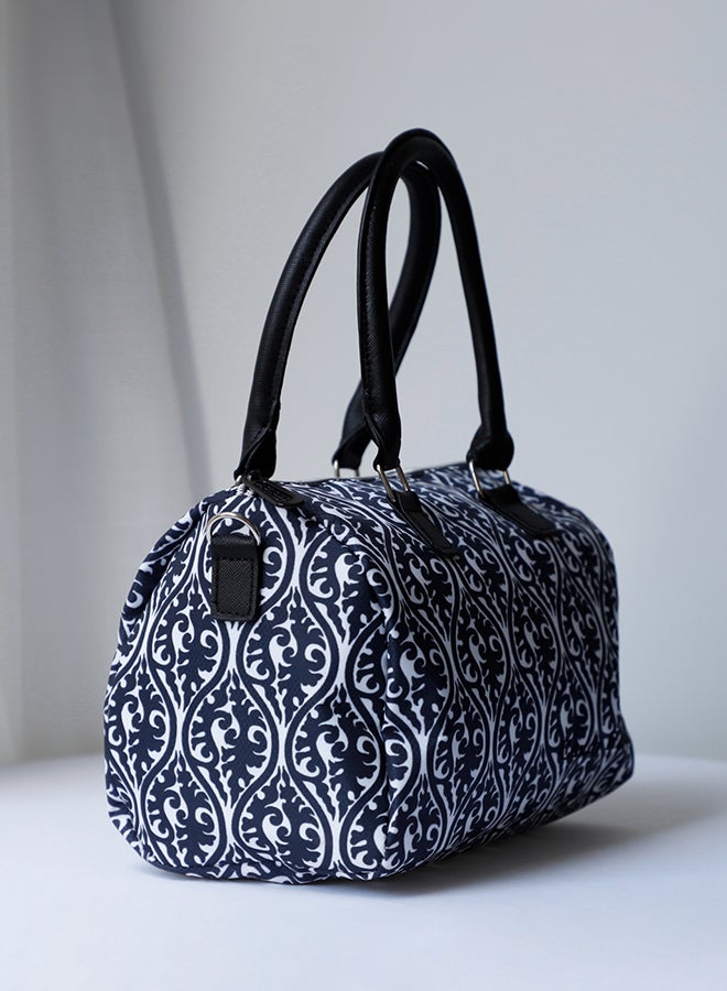 CANDY ROYAL - Double Shoulder Bag Navy Blue/White - Image 1