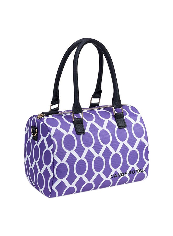 CANDY ROYAL - Double Shoulder Bag Purple/White - Image 1