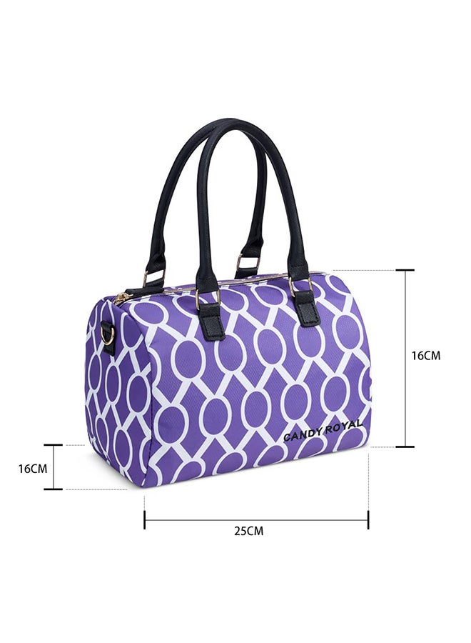 CANDY ROYAL - Double Shoulder Bag Purple/White - Image 1