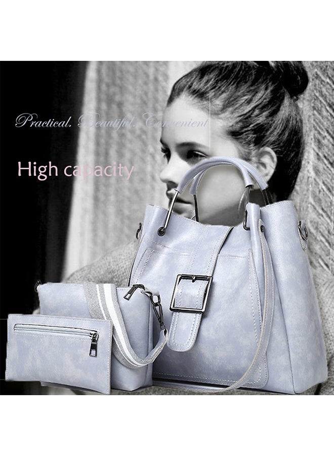 Three-Piece Retro Handbag Grey