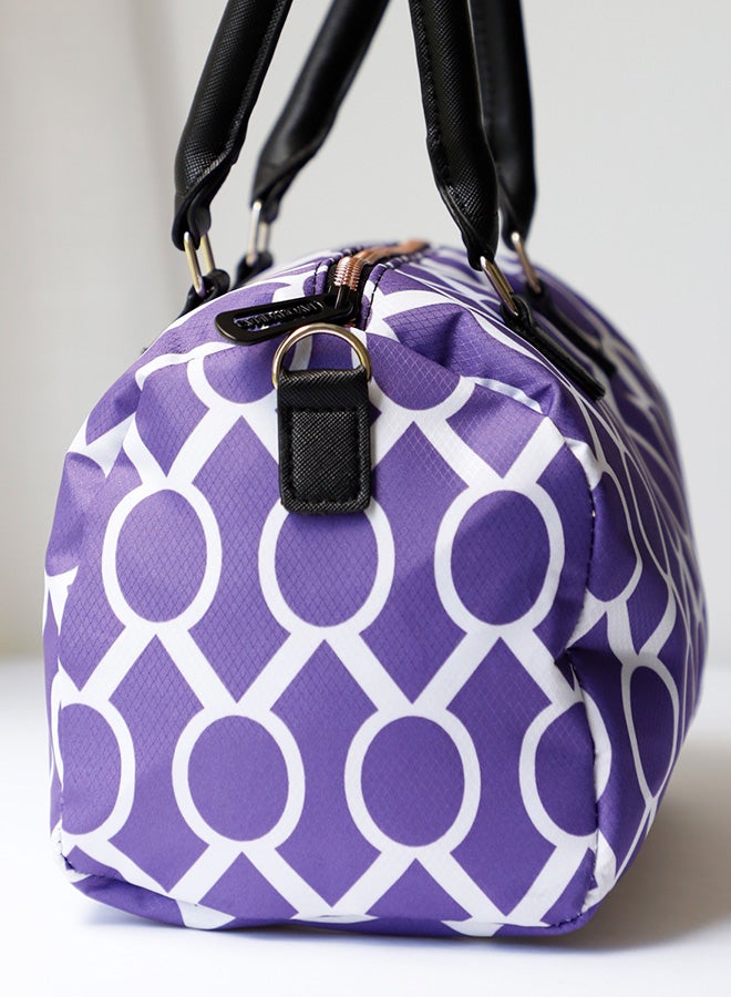 CANDY ROYAL - Double Shoulder Bag Purple/White - Image 1