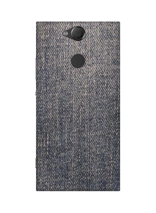 Stylizedd Snap Basic Series Dark Denim Printed Case Cover For Sony Xperia XA2 Blue - Image 1