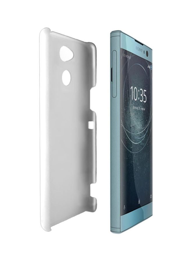 Stylizedd Snap Basic Series Dark Denim Printed Case Cover For Sony Xperia XA2 Blue - Image 2