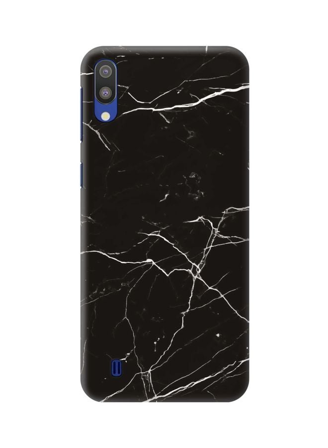 Stylizedd Snap Basic Series Marble Printed Case Cover For Samsung Galaxy M10 Black/White - Image 1