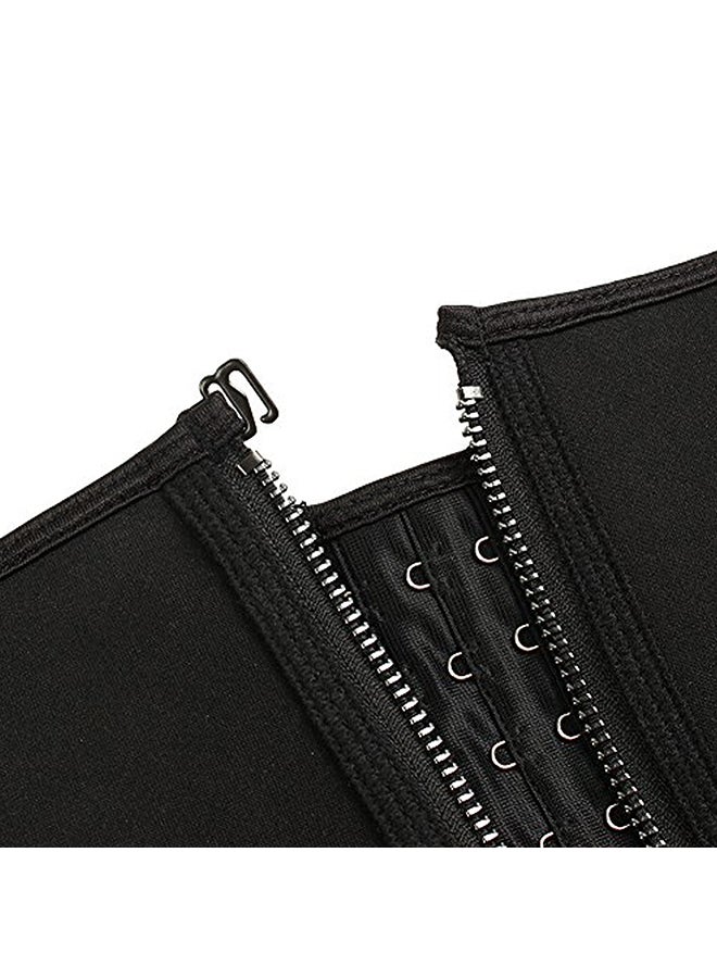 AIWANTO - Women Double Waist Trainer Corset Body Shaper Tummy Control Black - Image 1