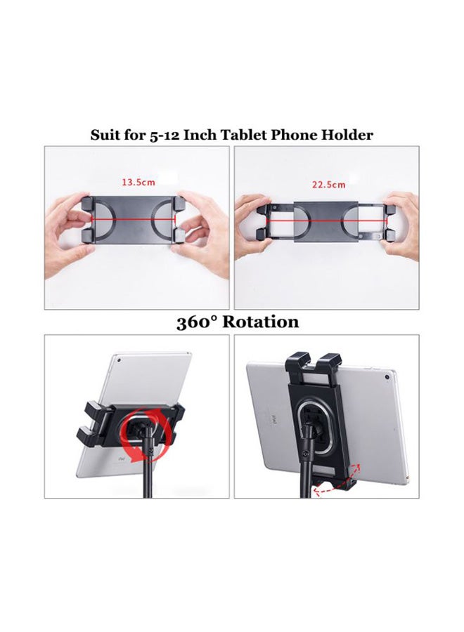 Adjustable Tripod Floor Stand Base Holder Black - Image 5