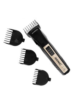 iSONIC Rechargeable Hair Trimmer Black 17cm  - Image 3