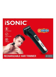 iSONIC Rechargeable Hair Trimmer Black 17cm  - Image 4