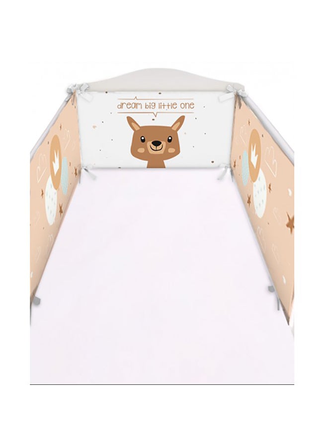 Marlon Dream Big Little One Baby Bedding White Brown