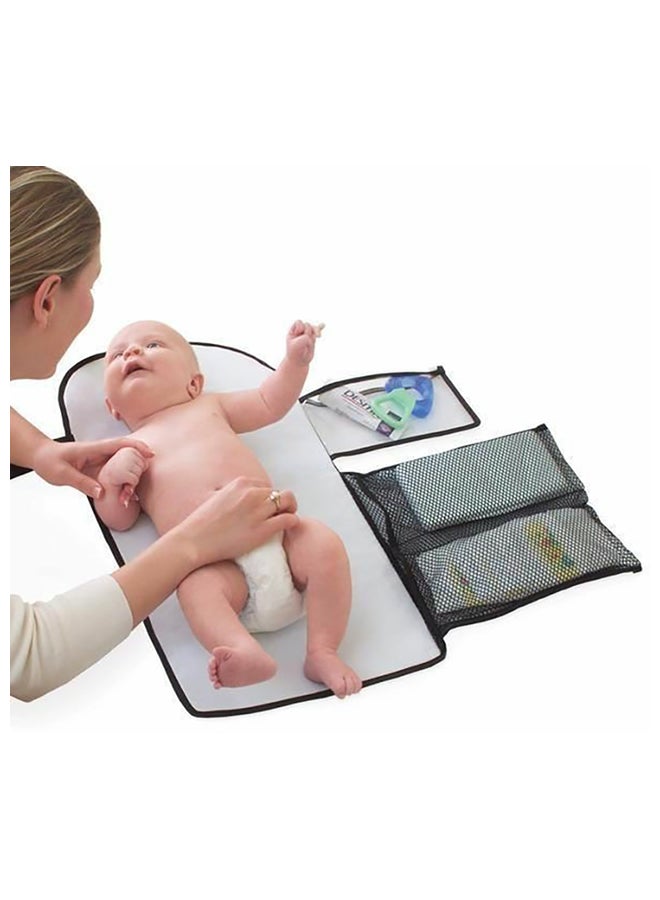 Baby Changing Mat White Black