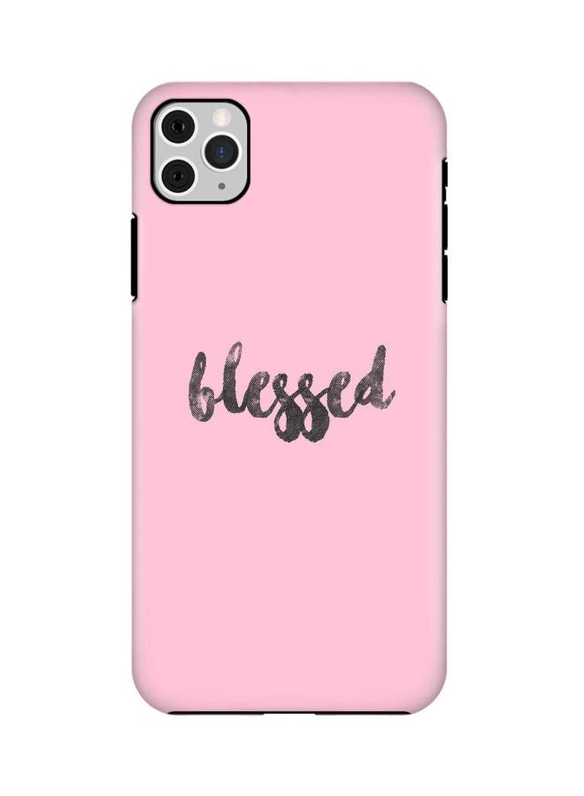 Stylizedd Blessed Printed Protective Case Cover For Apple iPhone 11 Pro Pink/Black - Image 1