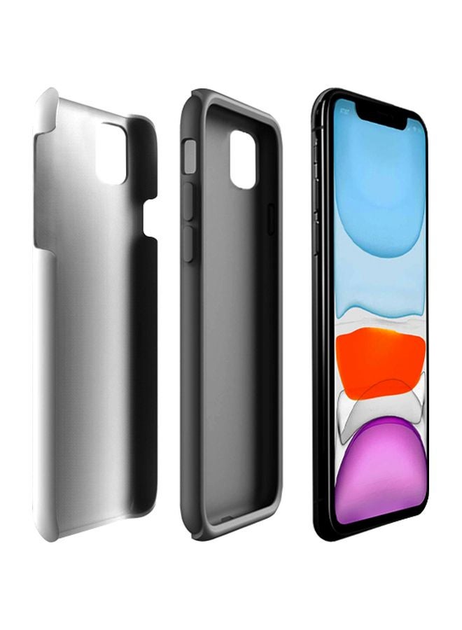 Stylizedd - Tough Pro Series Ta Smile Printed Protective Dual Layered Case Cover For Apple iPhone 11 Red/Yellow/Black - Image 1