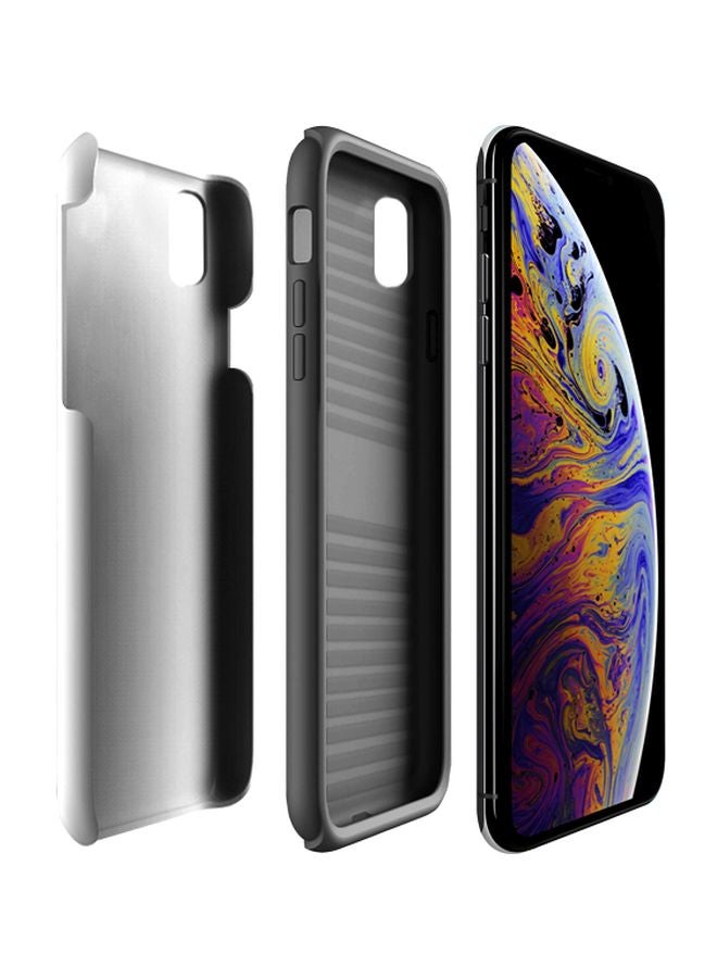 Stylizedd Tough Pro Series Love Yourself Printed Case Cover For Apple iPhone Xs Max Grey/Pink/Black  - Image 2