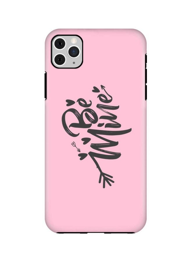 Stylizedd Tough Pro Series Be Mine Printed Dual Layer Case For Apple iPhone 11 Pro Max Pink/Black - Image 1