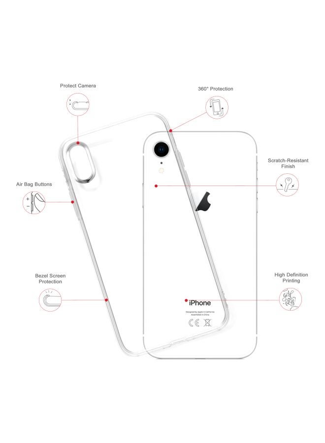 Stylizedd No Days Off Printed Case Cover For Apple iPhone XR Clear/White - Image 2