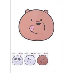 Miniso We Bare Bears Mouse Pad Brown  - Image 2