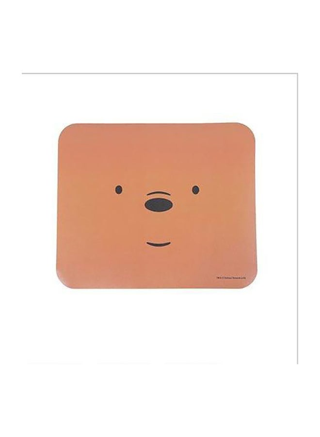 Miniso We Bare Bears Mouse Pad Brown  - Image 1