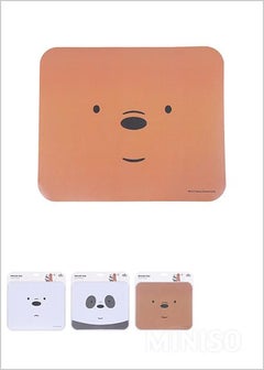 Miniso We Bare Bears Mouse Pad Brown  - Image 2