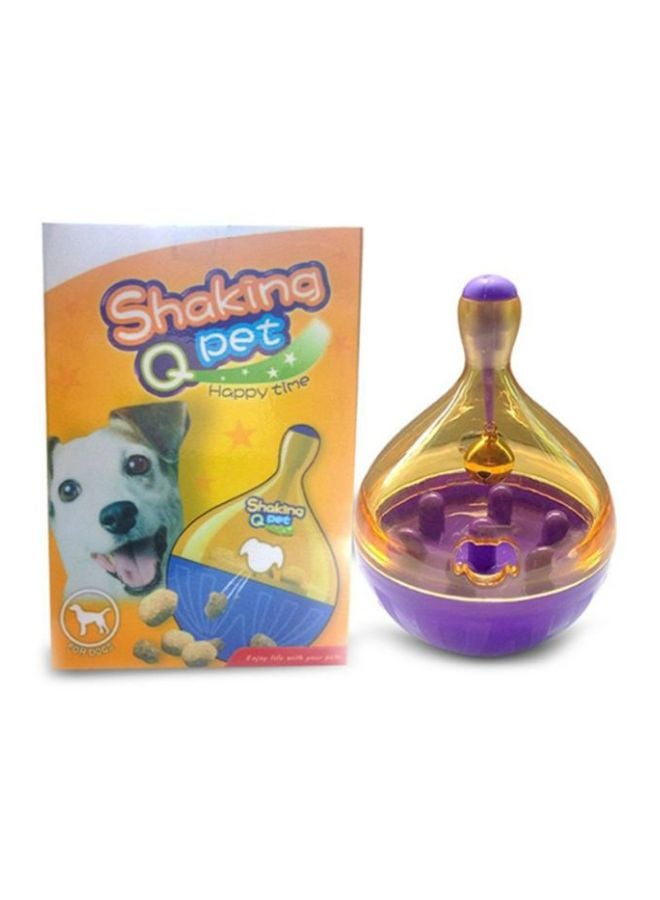 OUTAD Tumbler Leakage Food Ball Toy Gold/Purple - Image 2