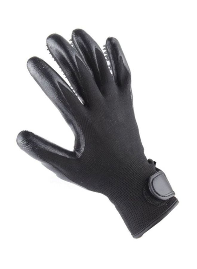 OUTAD Grooming Brush Gloves For Pets Black - Image 2