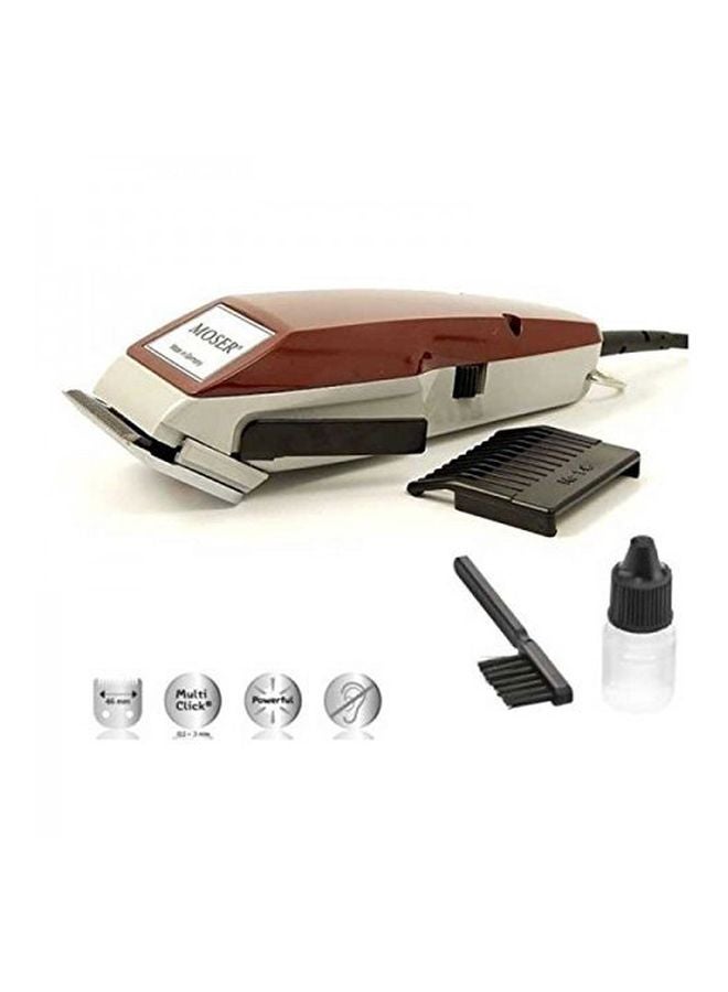 MOSER - Classic 1400 Professional Hair Clipper Maroon/Silver - Image 1