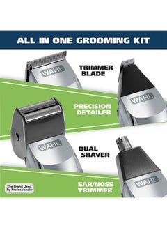 WAHL Groomsman Pro All In One Trimmer Black/Silver 474grams  - Image 3