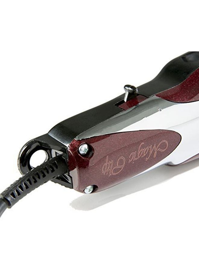 Wahl Professional 5 Star Magic Clip Clipper | Corded | 8 Attachment Combs | Surgical Blade | 3 Pin - GCC Red/White/Silver 20.3x7x7.6cm - Image 5