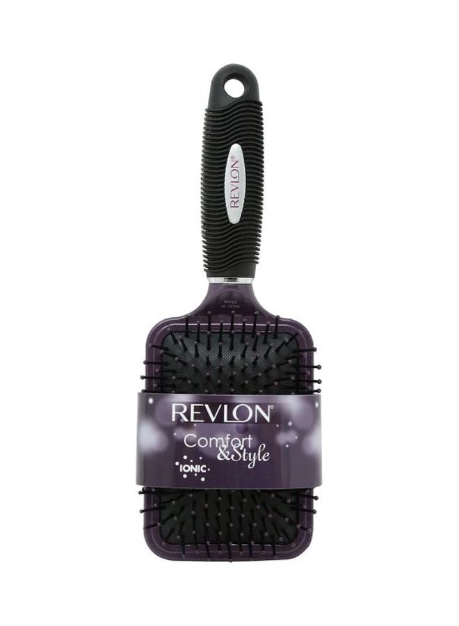 Revlon Ionic Paddle Hair Brush Black/Purple  - Image 2