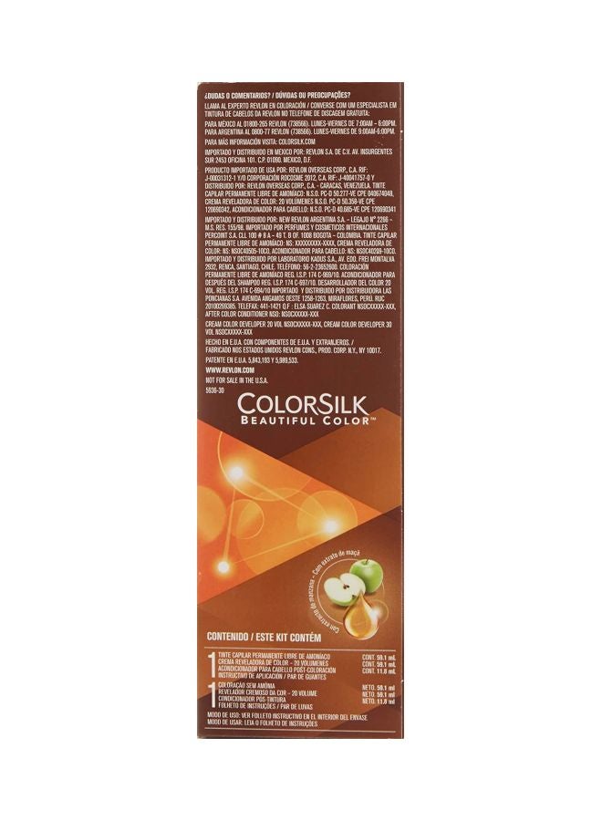 Revlon ColorSilk Beautiful Permanent Hair Colour 30 Dark Brown 110ml  - Image 4